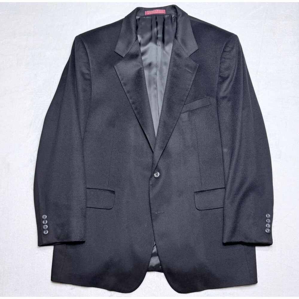 Loro Piana 100% Cashmere Sport Coat Men's 44R Black Blazer Jacket Soft Nordstrom